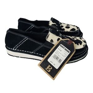 Ariat® Cruiser Suede Black & White Hair On Shoes Womens Size 6.5 B NWT $95